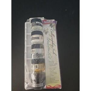 Speedball 5 Color Calligraphy Ink Set Palletta Kit 3133